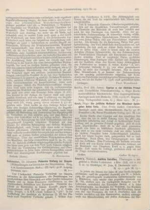 362-363 [Rezension] Seuse, Heinrich, Seuse‘s deutsche Schriften. 2 Bde