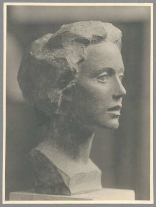 Porträt Benjamine Kolbe, 1915, Bronze