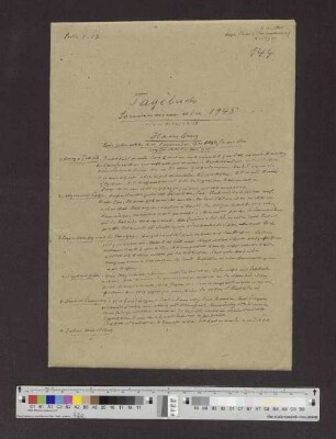 Band 144: Sommersemester 1945 Hamburg