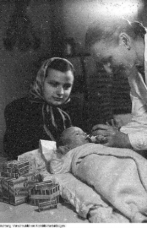 Säuglingsgymnastik, Februar 1950