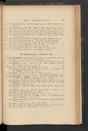 Griechenland, Türkei etc