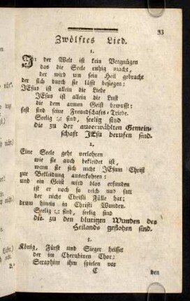 33-47, Lied 12 bis 15.