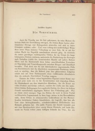 Zwöltes Kapitel. Die Venezianer.
