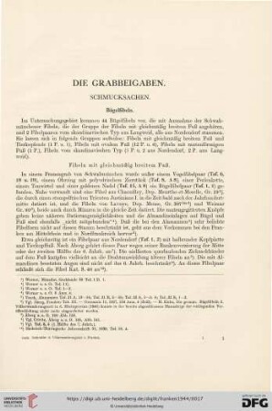 Die Grabbeigaben