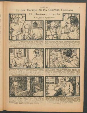 El remordimiento : Lo que sucede en los cuentos famosos