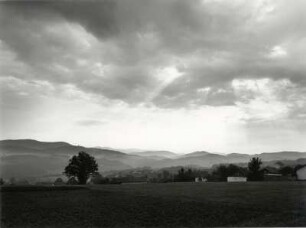 Silhouette des Bayerischen Waldes Vichtacht