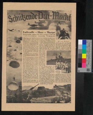 Zeitungsausschnitt zur S.M.H. Möwe