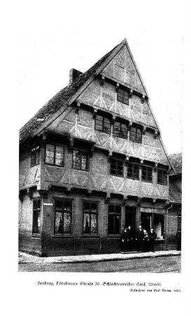 Harburg, Lüneburger Straße 30. Schlachtermeister Ernst Wendt.