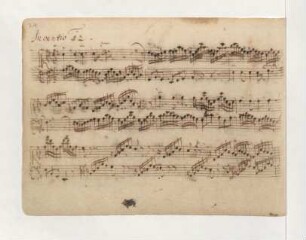 Inventionen; cemb; A-Dur; BWV 783