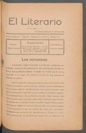 1917,3,111: serie 11, tomo 3, número 111 (diciembre 1 de 1917)