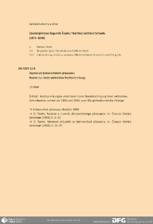 Notate zur niedersorbischen Rechtschreibung