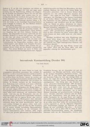 Internationale Kunstausstellung Dresden 1901, 1