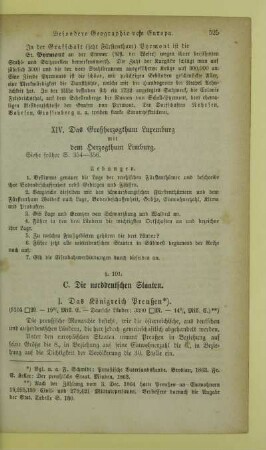C. Die norddeutschen Staaten