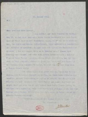 Brief an Sylvio Lazzari : 24.01.1913