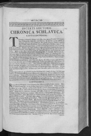 INCERTI AUCTORIS CHRONICA SCLAVICA.