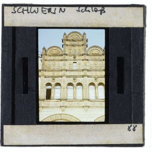 Schwerin, Schloss : Innenhof, Fassadendetail