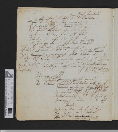 Der Tod des Empedokles - 2. Fassung : [Ausz.]; Verse 544-609 (H3); [StA 4,111-113]