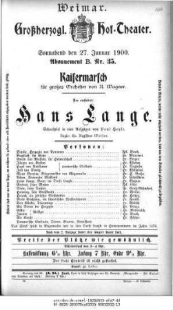 Hans Lange