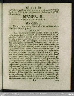 Membr. II. Referat Axiomata