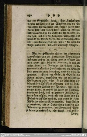 §. 74. Von der weltlichen Obrigkeit