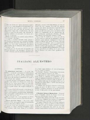 Italiani All'Estero.