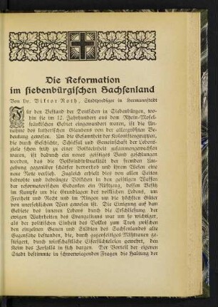 107-128 Die Reformation im siebenbürgischen Sachsenland