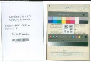 Entnazifizierung Walter Rotthoff , geb. 26.02.1930 ()