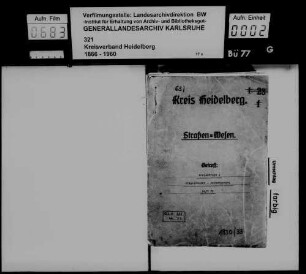 Kreisstraße 1 (Heft II)