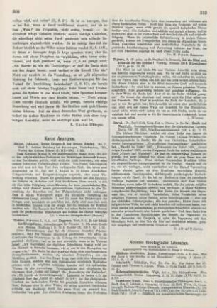 309-310 [Rezension] Cladder, Hermann J., Die erste Kunde vom Messias