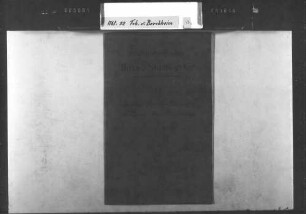 Korrespondenz zwischen Karl Christian von Berckheim und Großherzogin Sophie von Baden.