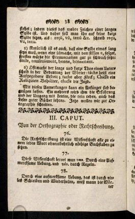 38-45, Caput III.