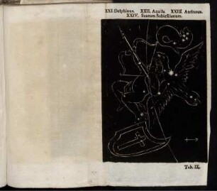XXI. Delphinus. XXII. Aquila. XXIII. Antinous. XXIV. Scutum Sobiescianum.