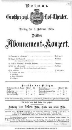 Abonnement=Konzert