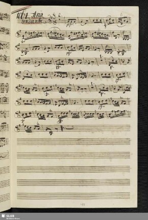 1064. Aria: Il cor dal seno / Traetta, T.