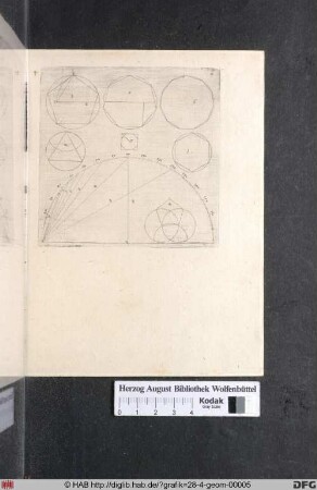Darstellung und Konstruktion geometrischer Körper.