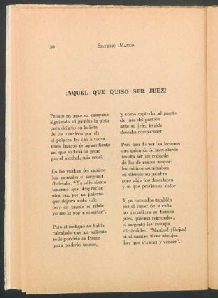 ¡Aquel que quisó ser juez!