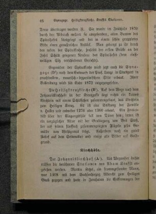 Kirchhöfe.