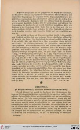 Sprechsaal: in Sachen: Grundsätze moderner Literaturgeschichtsschreibung