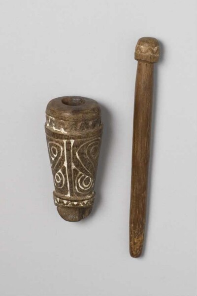 Mortar with pestle