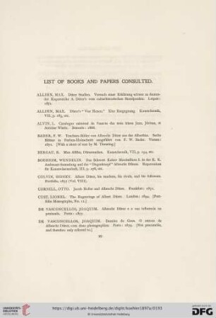 List of books and papers consulted