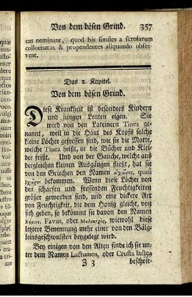 Das 2. Kapitel. Von dem bösen Grind.