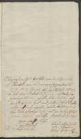 Brief von Franz Xaver Herzer an Regensburgische Botanische Gesellschaft
