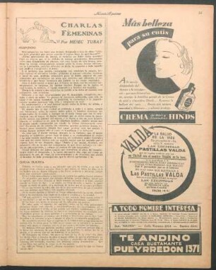 Charlas femeninas