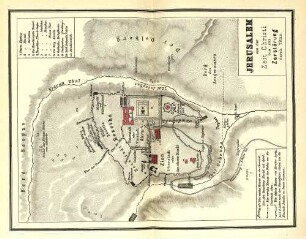 Jerusalem von der Zeit Christi bis zur Zerstörung durch Titus.