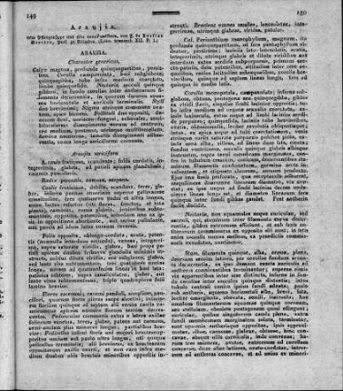 Araujia, neue Pflanzensippe und eine neue Passiflora ( Linn. transact. XII. P.1.)