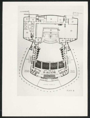 Theater, Quebec: Grundriss 1. OG