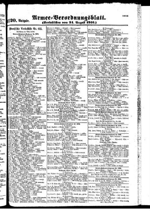 1120.Ausgabe. Donnerstag, 24. August 1916