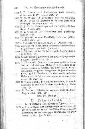 H. Criminalrecht.