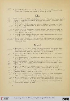 Metall (Nr. 45-63)