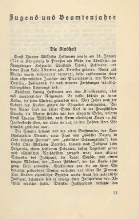 Die Kindheit